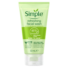 Simple Kind To Skin Facial Wash Gel Refreshing 50mL - GimmeNow