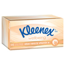 Kleenex Wellbeing Aloe Vera & Vitamin E 3 Ply Tissues 95 Pack