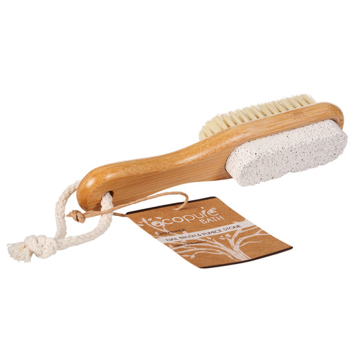 EcoPure Bath Nail Brush & Pumice Stone 1 Each