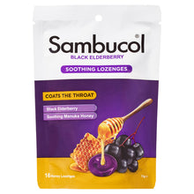 Sambucol Soothing Lozenges Black Elderberry with Honey 16 Lozenges