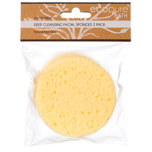 EcoPure Bath Deep Cleansing Facial Sponge 2 Pack
