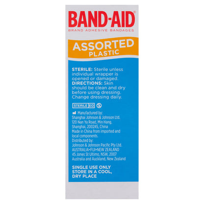 BAND-AID Assorted Plastic Bandages 50 Strips