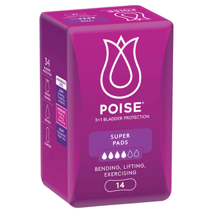 Poise Super Pads 14 Pack