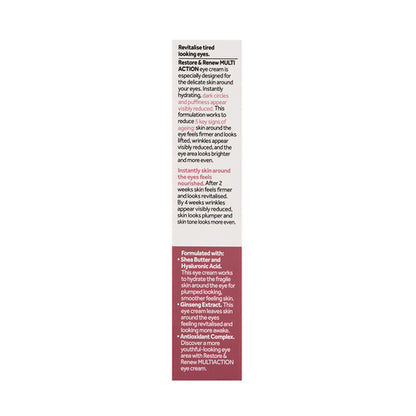 No7 Restore & Renew MULTI ACTION Eye Cream 15mL