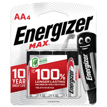 ENERGIZER MAX AA Alkaline Batteries 4 Pack - GimmeNow