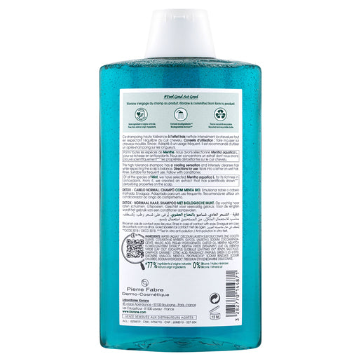 Klorane Hair Detox Shampoo with Organic Mint 400mL