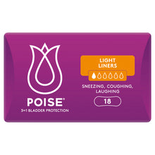 Poise Light Liners 18 Pack