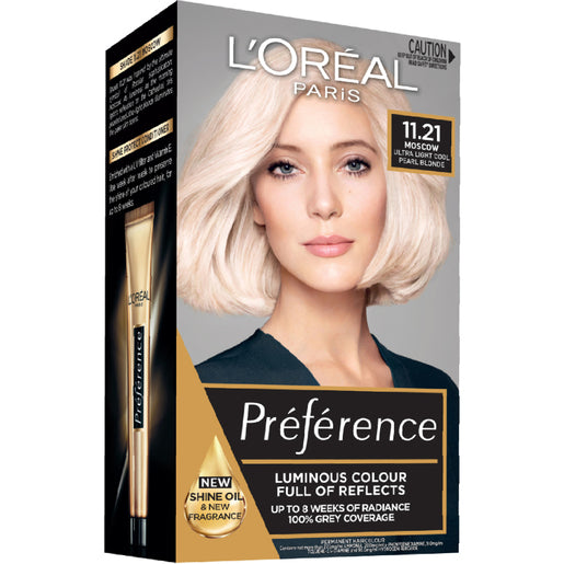 L'Oréal Paris Préférence 11.21 Moscow Ultra Light Cool Pearl Blonde 1 Pack - GimmeNow