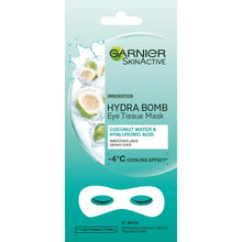 Garnier Hydra Bomb Eye Tissue Mask with Coconut Water & Hyaluronic Acid 6 g - GimmeNow