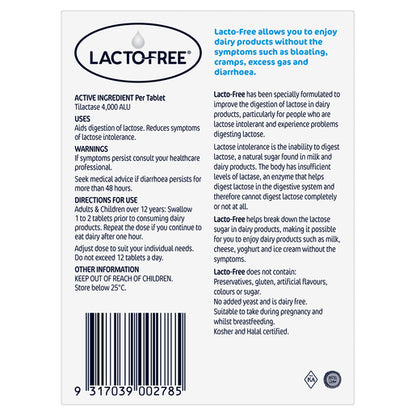 Lacto-Free Tilactase 4,000 ALU 100 Tablets