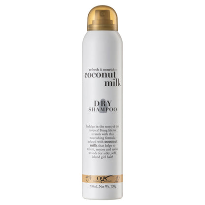 OGX Refresh & Nourish + Coconut Milk Dry Shampoo All Hair Types 200mL