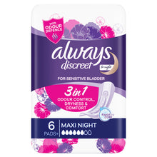 Always Discreet Maxi Night Pad 6 Pack