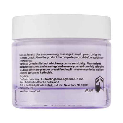 No7 Pure Retinol Night Repair Cream 50mL