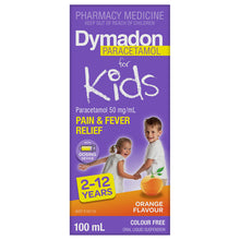 Dymadon For Kids 2 to 12 Years Liquid Paracetamol Orange 100mL