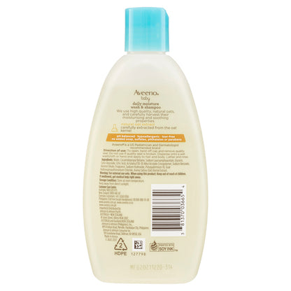 Aveeno Baby Daily Moisture Wash & Shampoo 236mL