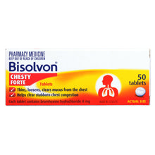 BISOLVON Chesty Forte 50 Tablets - GimmeNow