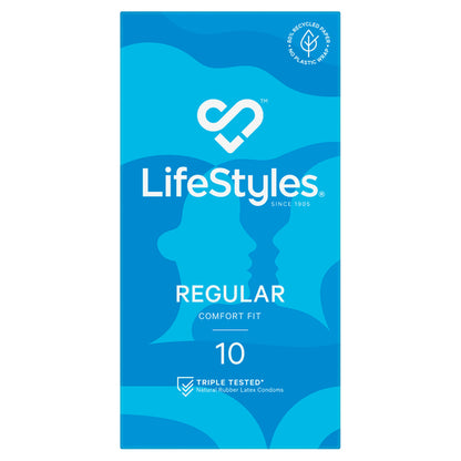 LifeStyles Regular Condoms 10 Pack