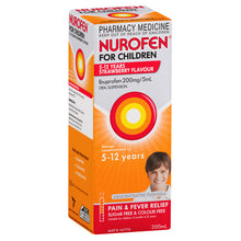 Nurofen For Children 5-12 Years Strawberry Flavour 200mL
