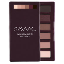 SAVVY by DB Eyeshadow Palette with Mirror Dark Natural 7.2g