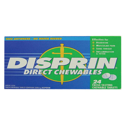 Disprin Direct Chewables 24 Tablets - GimmeNow