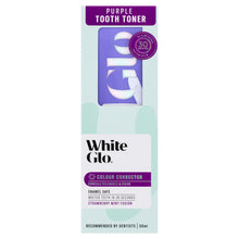 White Glo Purple Tooth Toner Colour Corrector Strawberry Mint Fusion 50mL - GimmeNow