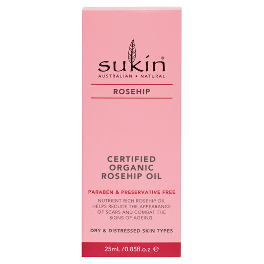 Sukin Certified Organic Rose Hip Oil 25mL - GimmeNow
