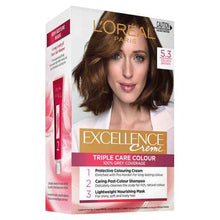 L'Oréal Paris Excellence Crème 5.3 Golden Brown (100% Grey Coverage) 1 Pack