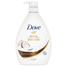Dove Body Wash Restoring with Coconut & Almond Oils 1 L