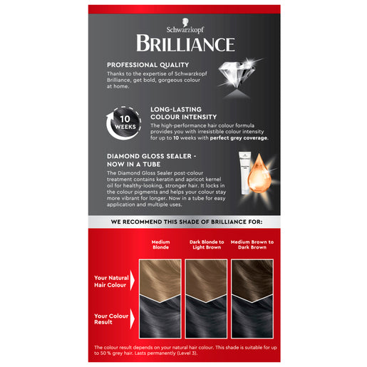 Schwarzkopf Brilliance 95 Smoky Grey 1 Pack - GimmeNow