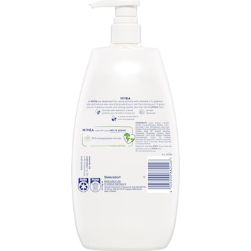 Nivea Rich Lather Natural Aloe Vera Moisturising Body Wash 1L