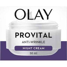 Olay Anti Wrinkle Provital Night Cream For Mature Skin Care 50g