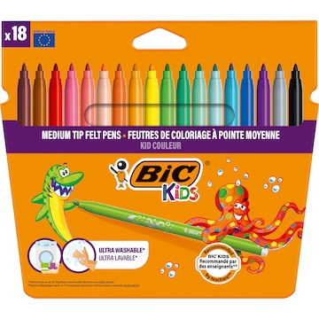 BIC BiC Kids Coloured Felt Pens 18 pack