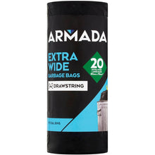 Armada Garbage Bag Drawstring 56l 20 Pack