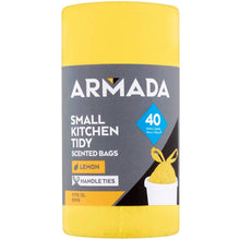 Armada Small Kitchen Tidy Bags Lavender/Lemon Scented 40 Pack
