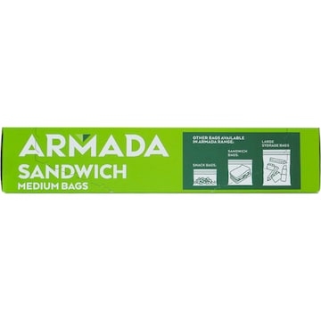 Armada Resealable Sandwich Bags 65 pack