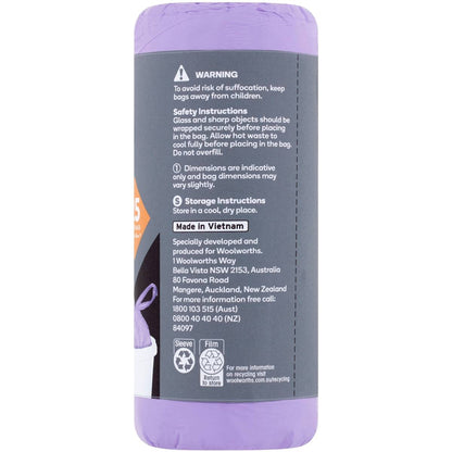 Armada Large Kitchen Tidy Bag Lavender/Lemon Scented 25 Pack