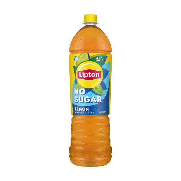 LIPTON ICE TEA DRINK 1.5 LITRE:LEMON NO SUGAR:.:1.5 LITRE