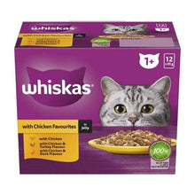 Adult 1 + Years Wet Cat Food Chicken Favourites in Jelly 12x85g Pouches