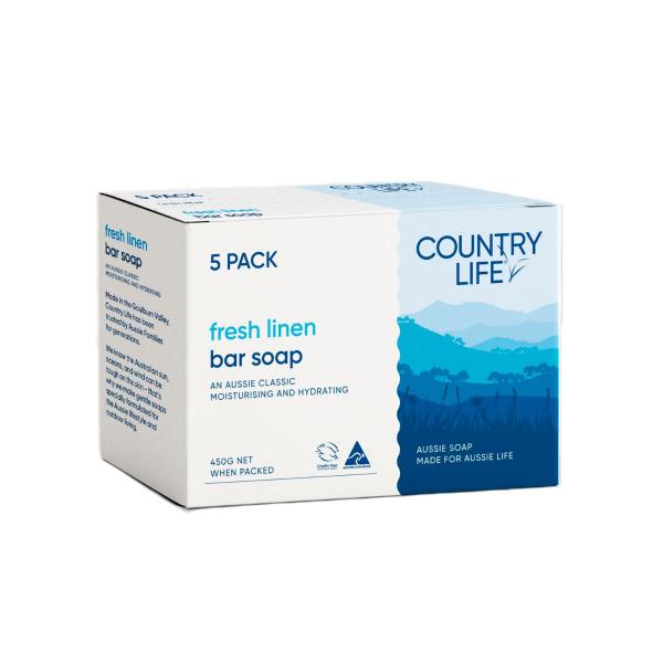 COUNTRY LIFE SOAP 5PK 450G