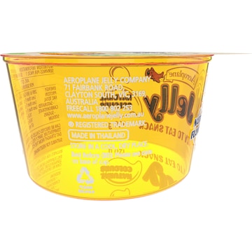 Aeroplane Ready To Eat Jelly Cup Snack Pineapple Flavour 120g