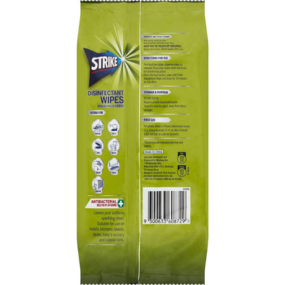 Strike Disinfectant Wipes Apple 100 Pack