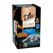 DINE PULLED CAT FOOD 7X85G:TUNA:.:595 GRAM