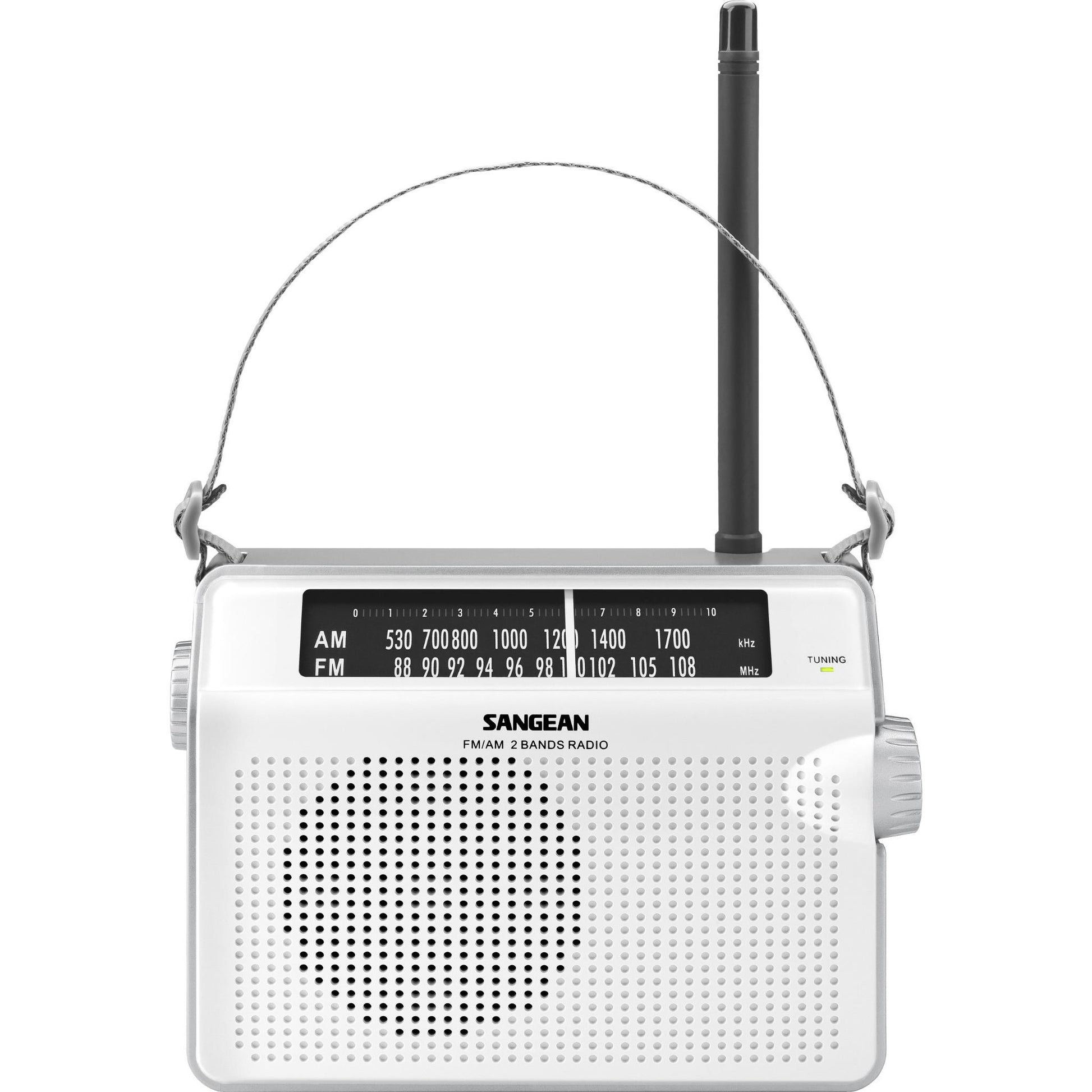 Sangean PRD6W AM/FM Portable Radio (White)