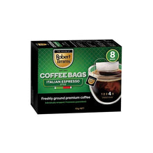 ROBERT TIMMS ITALIAN ESPRESSO COFFEE BAGS 8 PACK