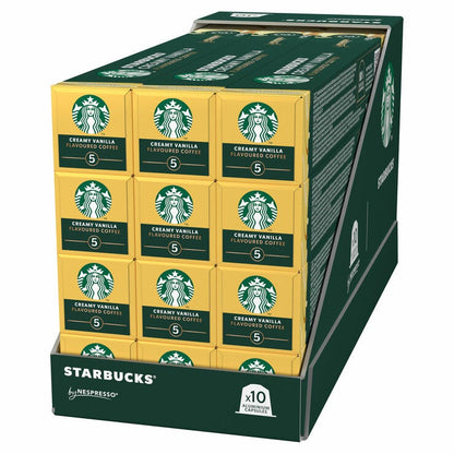 Starbucks by Nespresso Creamy Vanilla Coffee Capsules 120 Pack