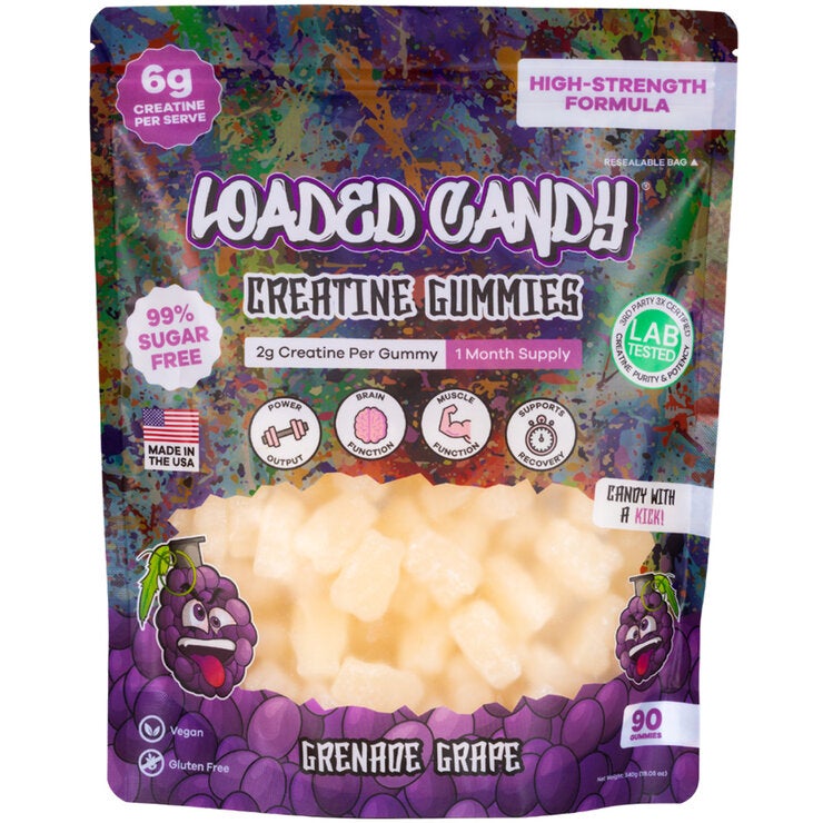 Loaded Candy Sugar Free Creatine Gummies