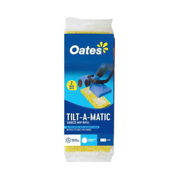 OATES TILTAMATIC SPONGE REFILL MOP:TILTAMATIC:.:2 PACK