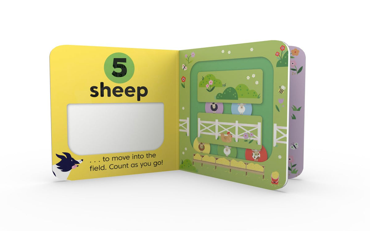 Count Down on the Farm (Board Book) by Kit Frost Kids Picture Book