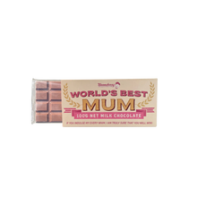 World's Best Mum Milk Chocolate Block 100g