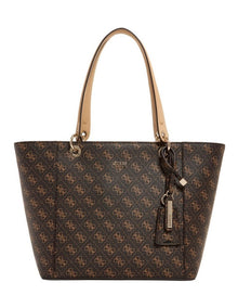 Kamryn Logo Tote Bag in Brown